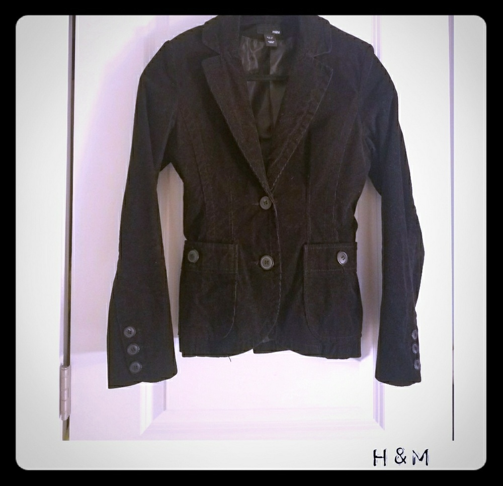 Black Corduroy blazer